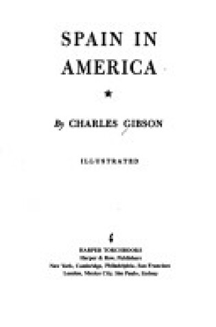 Cover of Spain in America