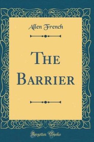 Cover of The Barrier (Classic Reprint)
