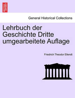 Book cover for Lehrbuch Der Geschichte Dritte Umgearbeitete Auflage