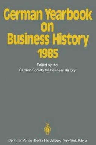 Cover of German Yearbook on Business History 1985