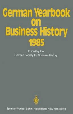 Book cover for German Yearbook on Business History 1985