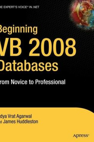 Cover of Beginning VB 2008 Databases: From Novice to Professional