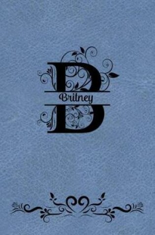Cover of Split Letter Personalized Journal - Britney
