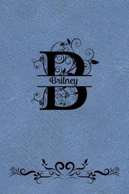 Book cover for Split Letter Personalized Journal - Britney