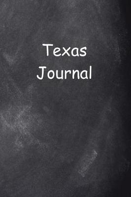 Book cover for Texas Journal Chalkboard Design