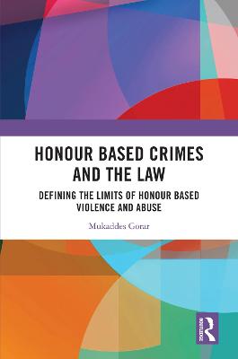 Book cover for Honour Based Crimes and the Law