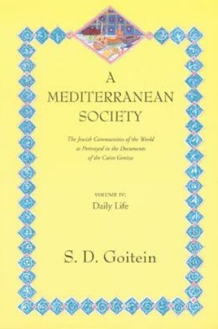 Cover of A Mediterranean Society, Volume IV