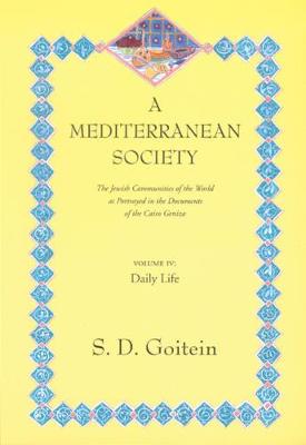 Book cover for A Mediterranean Society, Volume IV