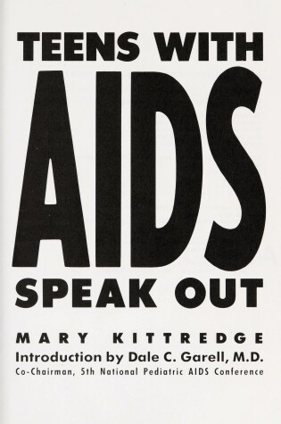 Cover of Teens with AIDS Speak Out