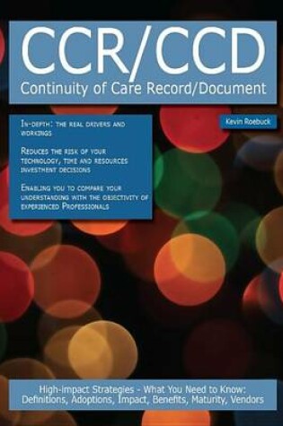 Cover of CCR/CCD - Continuity of Care Record/Document