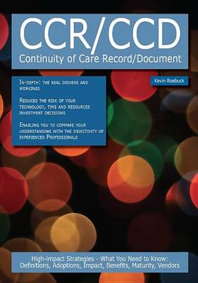 Book cover for CCR/CCD - Continuity of Care Record/Document