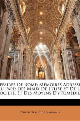 Cover of Affaires de Rome