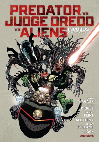 Book cover for Predator Versus Judge Dredd Versus Aliens