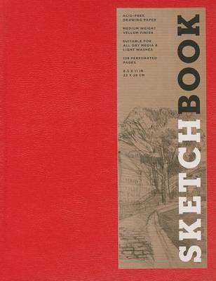 Book cover for Sketchbook (Basic Large Bound Red)