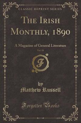 Book cover for The Irish Monthly, 1890, Vol. 18