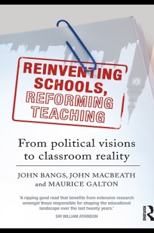 Cover of Reinventing Schools, Reforming Teaching