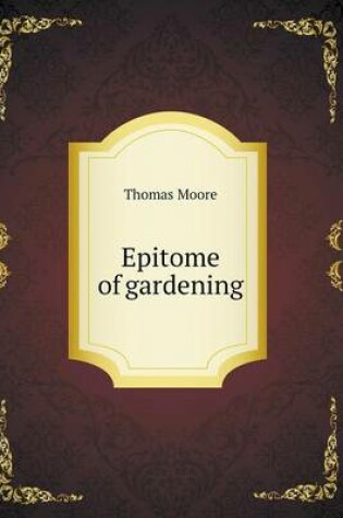 Cover of Epitome of gardening