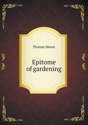 Book cover for Epitome of gardening