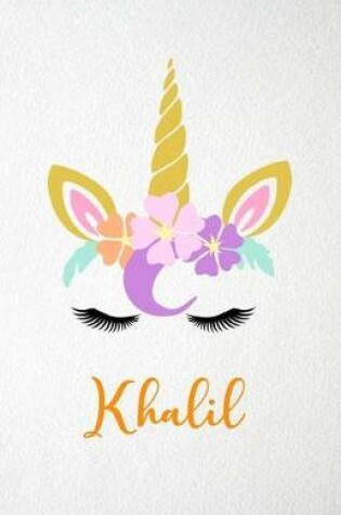 Cover of Khalil A5 Lined Notebook 110 Pages