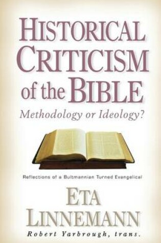 Cover of Historical Criticism of the Bible