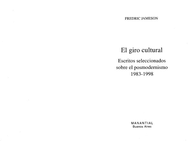 Book cover for El Giro Cultural