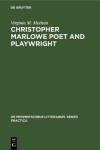 Book cover for Christopher Marlowe Poet and Playwright