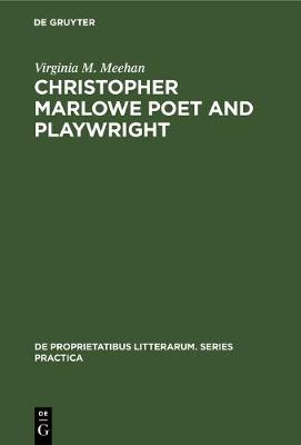 Cover of Christopher Marlowe Poet and Playwright