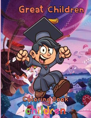 Book cover for Great Children Coloring Book children