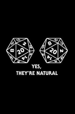 Cover of Yes They're Natural D20 Dice Funny Boob D 20 Game