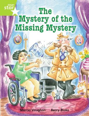 Book cover for Rigby Star Indep Year 2 Lime Fiction The Mystery of the Missing Mystery Single