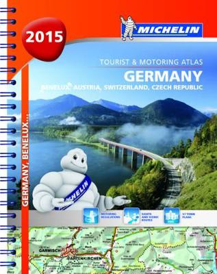 Book cover for Germany, Benelux, Austria, Switzerland, Czech Rep Atlas 2015