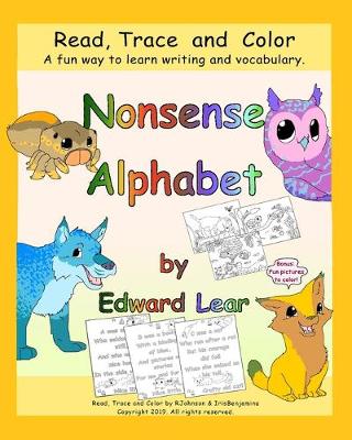 Book cover for Read, Trace & Color Nonsense Alphabet