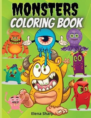 Book cover for Monsters Coloring Book