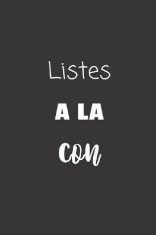 Cover of Listes à la con