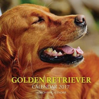 Book cover for Golden Retriever Calendar 2017