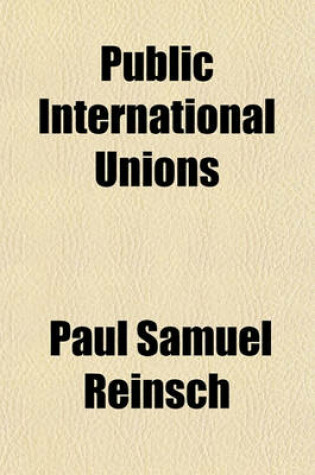 Cover of Public International Unions