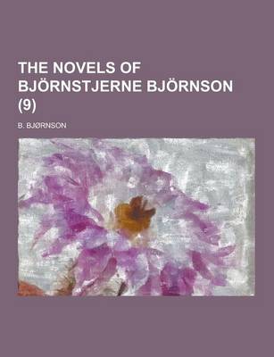 Book cover for The Novels of Bjornstjerne Bjornson (9)