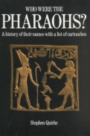 Cover of Who Were the Pharaohs?