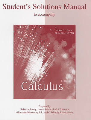 Book cover for Student's Solutions Manual to Accompany Calculus