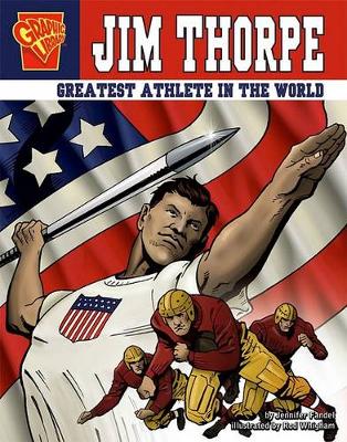 Book cover for Jim Thorpe: Greatest Athlete in the World (Graphic Biographies)