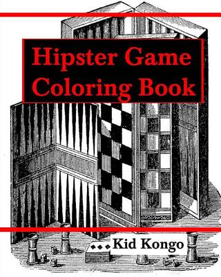 Book cover for Hipster Games Coloring Book