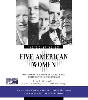 Book cover for The Voice of the Poet: Five American Women