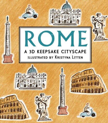 Book cover for Rome: A 3D Keepsake Cityscape