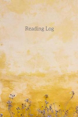 Book cover for Reading Log Book