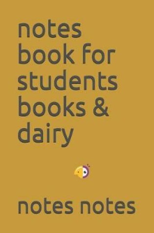 Cover of notes book for students books & dairy