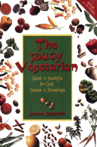 Book cover for The Saucy Vegetarian