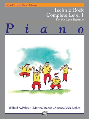 Book cover for Alfred's Basic Piano Library Technic Book 1