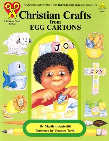 Book cover for Christian Crafts from Egg Cartons