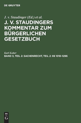 Cover of Sachenrecht, Teil 2: �� 1018-1296