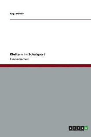 Cover of Klettern im Schulsport